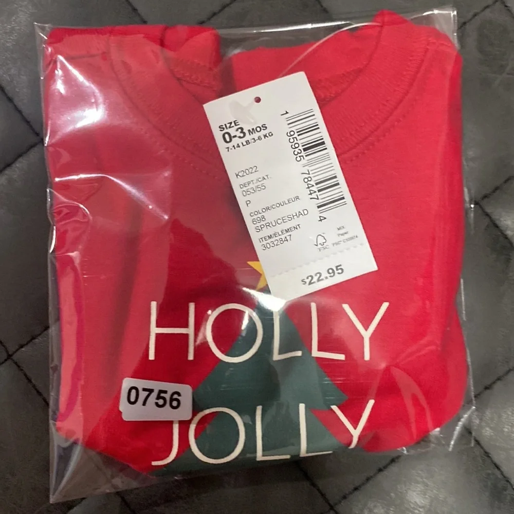 NWT!‎ Christmas Tree Pj Top